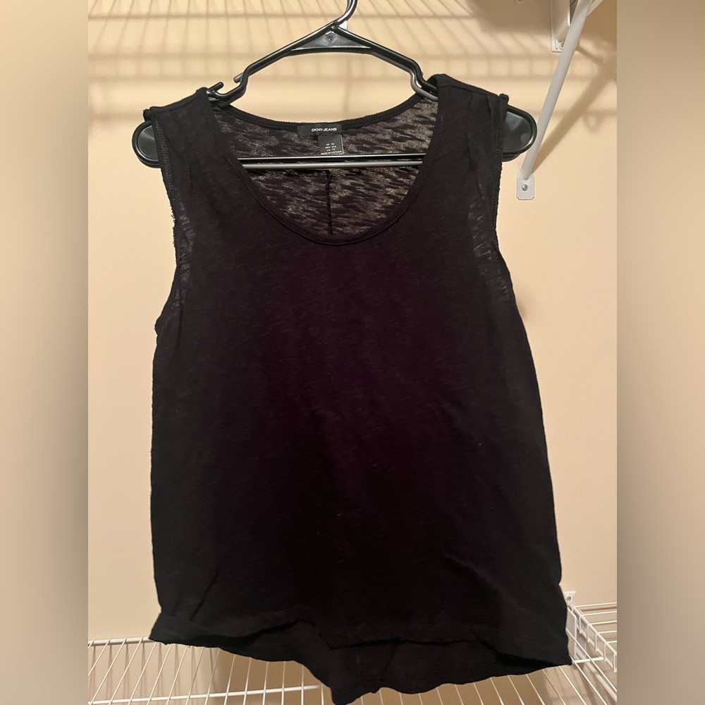 Black Sleeveless Top Size XS. Dkny jeans